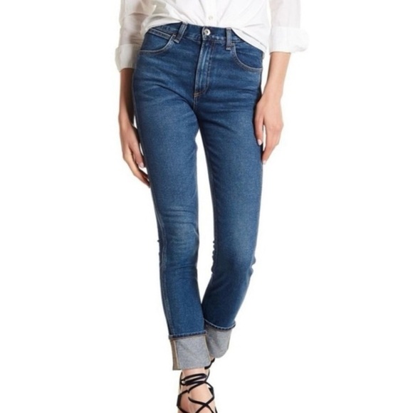 rag & bones 24 Lou High Waisted Skinny Jean  in Northwood Blue - Picture 10 of 10